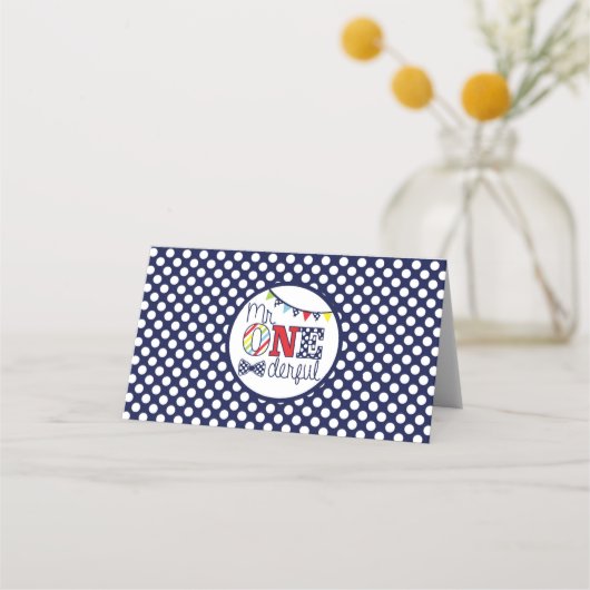 Herr ONEderful Zent Cards | Büffet, Platzkarten (Rückseite)