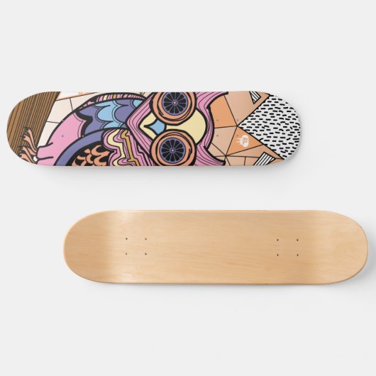 Herr Owl deck Skateboard (Horizontal)
