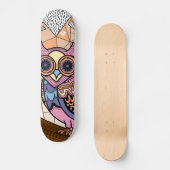 Herr Owl deck Skateboard (Vorderseite)