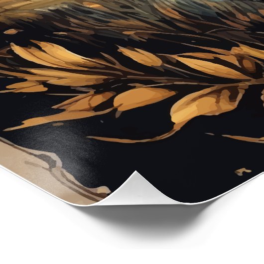 Herr Owl Poster (Ecke)