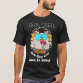 Herr OWL, wie viele Licks braucht es Retro T-Shirt (Vorderseite)