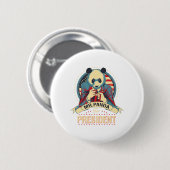 Herr Panda für den Präsidenten Button (Vorne & Hinten)