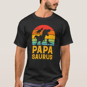 Herr Papa Saurus Familie Papa Dinosaurier Papa Din T-Shirt