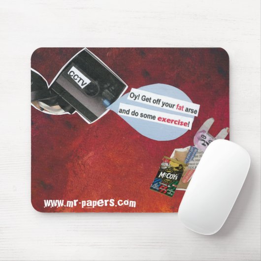 Herr Papers - CCTV Mousepad (Mit Mouse)