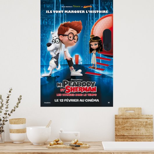 Herr Peabody & Sherman Movie Poster mit Penny (Küche)