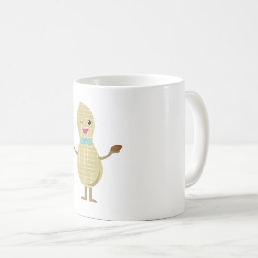 Herr Peanut Kaffeetasse (VorderseiteRechts)