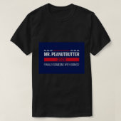 Herr Peanutbutter 2020 Maske T-Shirt (Design vorne)