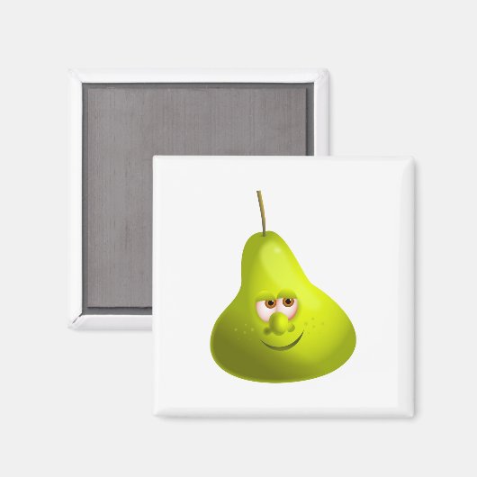 Herr Pear Magnet (Vorderseite/Rückseite)