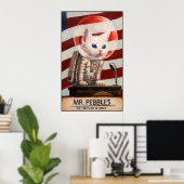 HERR PEBBLES - Hohe Qualität Poster (Heimbüro)