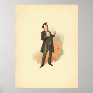 Herr Pecksniff von Kyd - Dickens' Martin Chuzzlewi Poster
