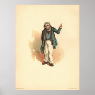 Herr Peggotty von Kyd - Dickens' David Copperfield Poster