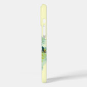 HERR PELICAN FISCHERMONOGRAM, Creme Case-Mate iPhone Hülle (Rückseite / Links)