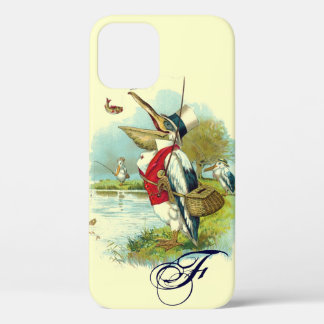 HERR PELICAN FISCHERMONOGRAM, Creme Case-Mate iPhone Hülle