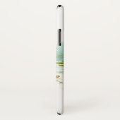 HERR PELICAN FISCHERMONOGRAM, weiß Case-Mate iPhone Hülle (Hinten/Rechts)