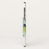 HERR PELICAN FISCHERMONOGRAM, weiß Case-Mate iPhone Hülle (Hinten/Links)