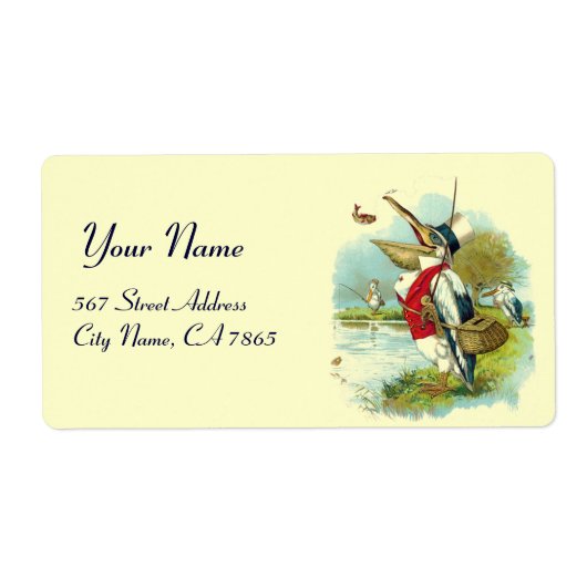 HERR PELICAN FISHING, Creme (Vorne)