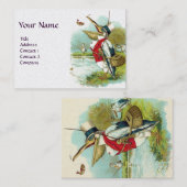 HERR PELICAN FISHING, White Pearl Visitenkarte (Vorne/Hinten)