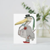 HERR PELICAN POSTKARTE (Stehend Vorderseite)