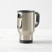 Herr Pengu Steel Mug Reisebecher (VorderseiteRechts)