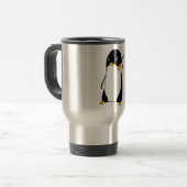 Herr Pengu Steel Mug Reisebecher (Vorderseite Links)