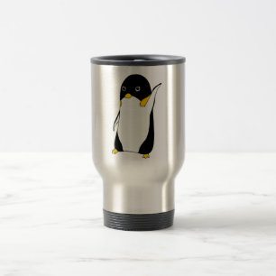 Herr Pengu Steel Mug Reisebecher