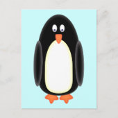 Herr Penguin Postkarte (Vorderseite)