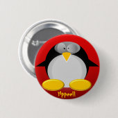 Herr Penguin ...... Yippee!! Button (Vorne & Hinten)