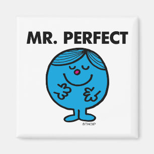 Herr Perfekt Still zufrieden Magnet