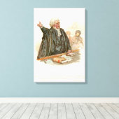 Herr Perker von Pickwick Papers Leinwanddruck (Insitu (Holzboden))