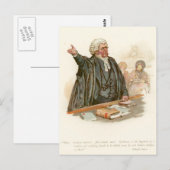 Herr Perker von Pickwick Papers Postkarte (Vorne/Hinten)