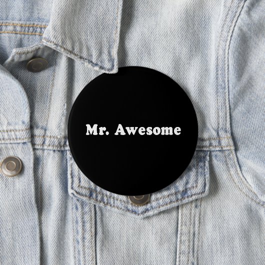 HERR PHANTASTISCHER T - Shirt Button (Beispiel)