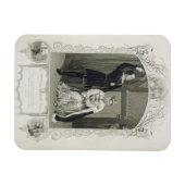 Herr Phelps als Hamlet und Frau Glyn als Königin G Magnet (Horizontal)