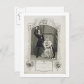 Herr Phelps als Hamlet und Frau Glyn als Königin G Postkarte (Vorne/Hinten)