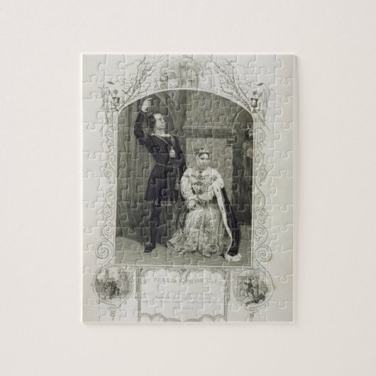 Herr Phelps als Hamlet und Fräulein Glyn als Puzzle (Vertikal)