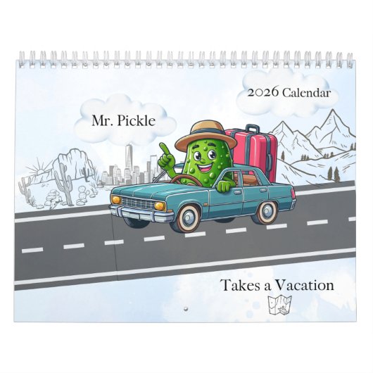 Herr Pickle nimmt Urlaub 2026 Kalender (Titelbild)
