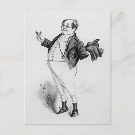 Herr Pickwick Postkarte (Vorderseite)