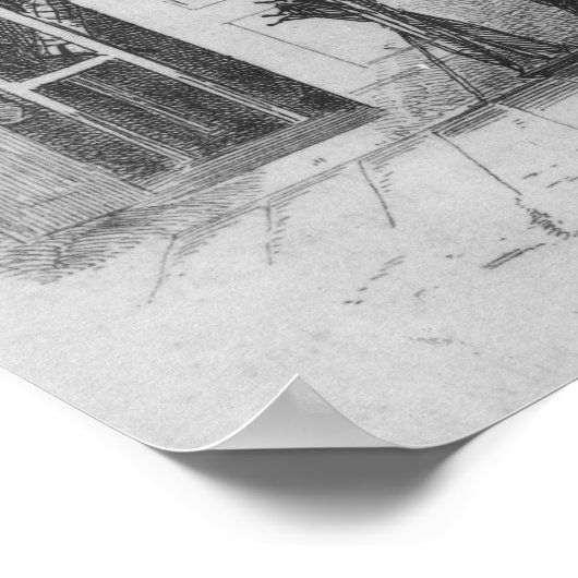 Herr Pickwick und Sam im Anwaltsbüro Poster (Ecke)