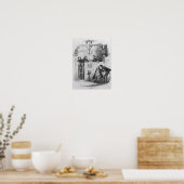 Herr Pickwick und Sam im Anwaltsbüro Poster (Küche)