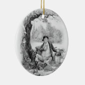 Herr Pickwick, von 'Charles Dickens: Ein Klatsch Keramikornament (Rechts)