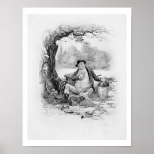 Herr Pickwick, von 'Charles Dickens: Ein Klatsch Poster