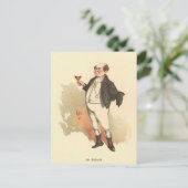 Herr Pickwick von Kyd, Dickens' The Pickwick Paper Postkarte (Stehend Vorderseite)