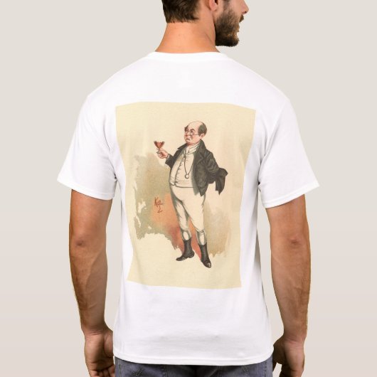 Herr Pickwick von Kyd, Dickens' The Pickwick Paper T-Shirt (Rückseite)