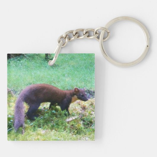 Herr Pine Marten Schlüsselanhänger (Rückseite)