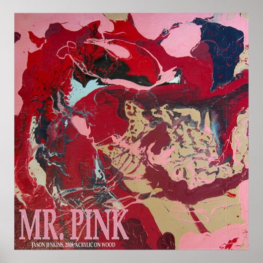 HERR PINK POSTER (Vorne)