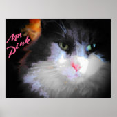 Herr Pink von Djoneill Poster (Vorne)