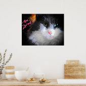 Herr Pink von Djoneill Poster (Küche)