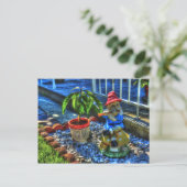 Herr Piper Gnome - Postkarte (Stehend Vorderseite)