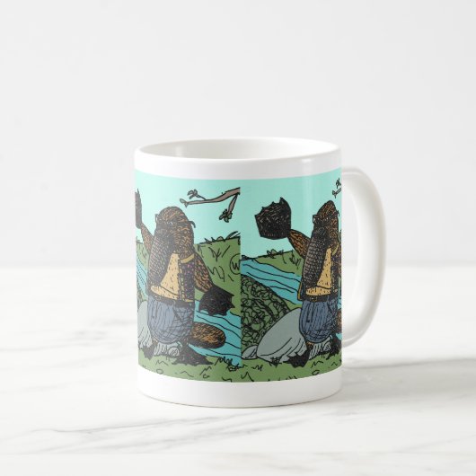 Herr Platypus Mug Kaffeetasse (VorderseiteRechts)