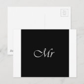 Herr Postkarte (Vorne/Hinten)