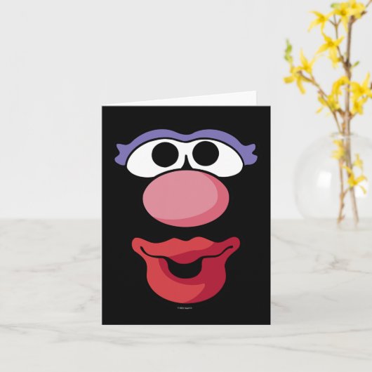 Herr Potato Head Halloween Frau Potato Head Big Fa Karte (Gelbe Blume)
